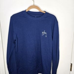 Guy Harvey Navy Long Sleeve Tee NWT Small